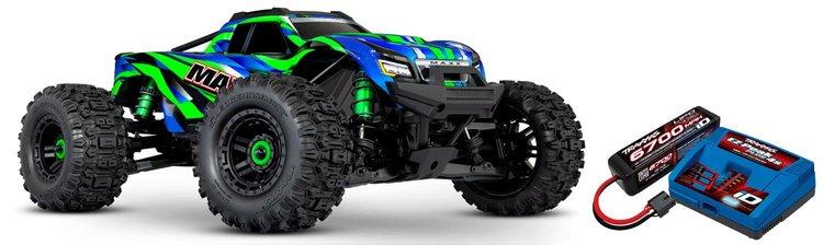 Maxx WideMaxx 4WD Monster Truck, Battery, and Charger Kit