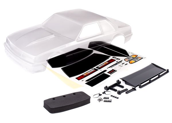 Ford Mustang 5.0 Complete Body Replacement for Drag Slash [Clear]