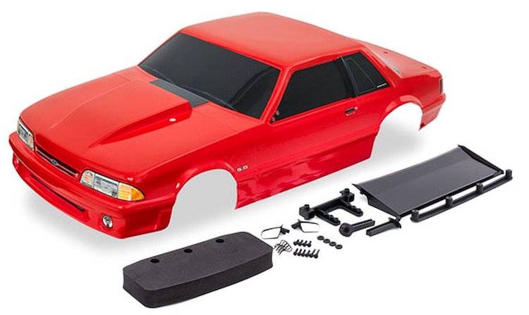 Ford Mustang 5.0 Complete Body Replacement for Drag Slash [Red]