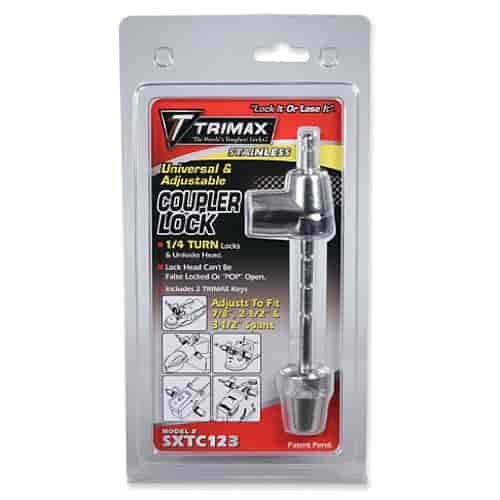 1/4 in. Adjustable Locking Coupler Pin with 7/8 in., 2-1/2 in., and 3-1/2 in. Locked Span Positions