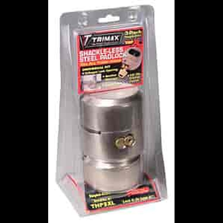 Keyed Alike 3-Pack Internal Shackle Trailer/Shed Door Hockey Puck Lock