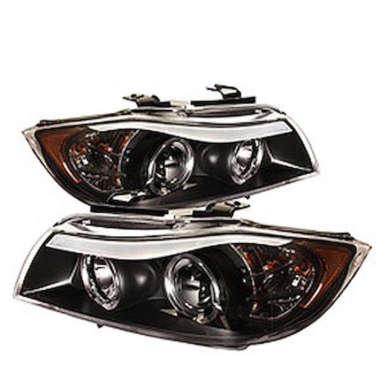 Halo LED Projector Headlights 2006-2008 BMW E90 3 Series