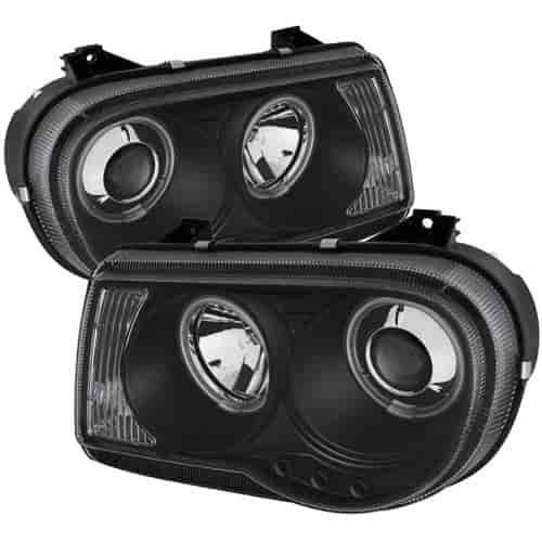 Halo CCFL Projector Headlights 2005-2010 Chrysler 300C