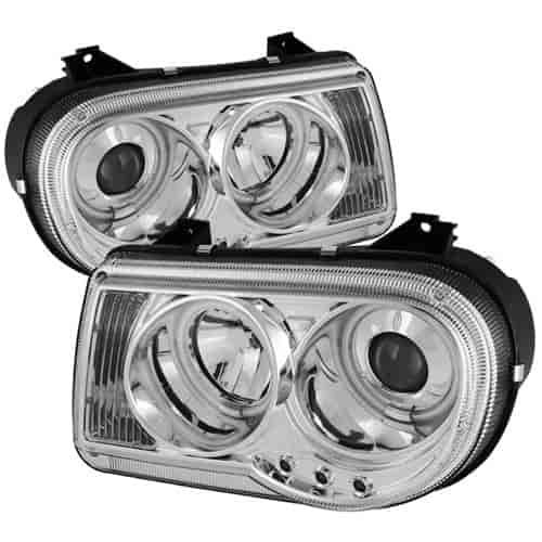 Halo CCFL Projector Headlights 2005-2010 Chrysler 300C