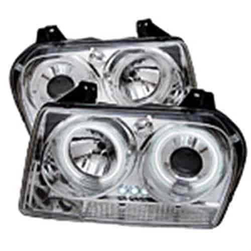 Halo CCFL Projector Headlights 2005-2008 Chrysler 300