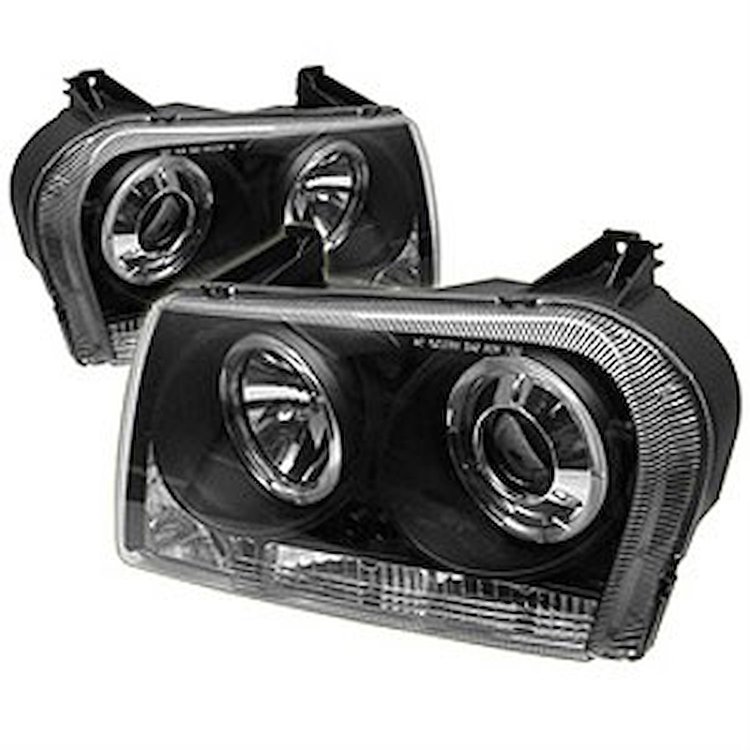 Halo LED Projector Headlights 2005-2008 Chrysler 300