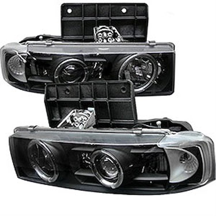 Halo LED Projector Headlights 1995-2005 Chevy Astro/GMC Safari