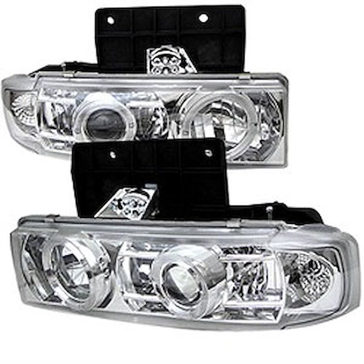 Halo LED Projector Headlights 1995-2005 Chevy Astro/GMC Safari