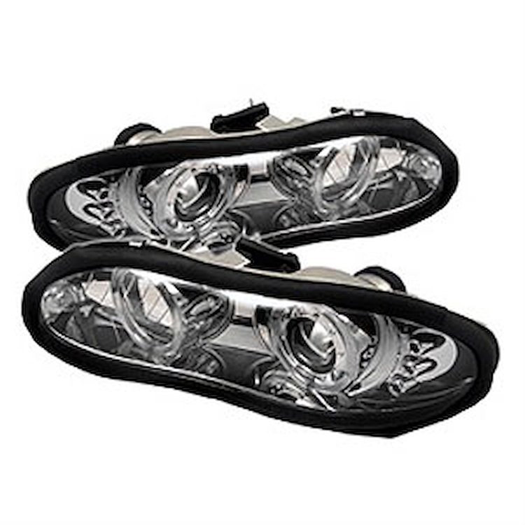 Halo LED Projector Headlights 1998-2002 Chevy Camaro