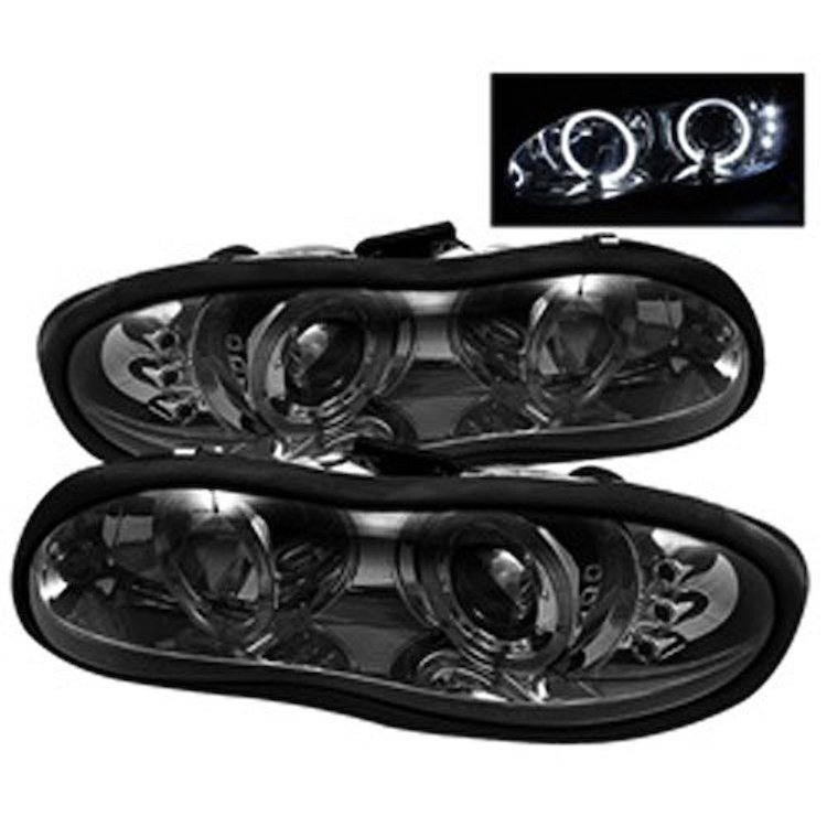 Halo LED Projector Headlights 1998-2002 Chevy Camaro