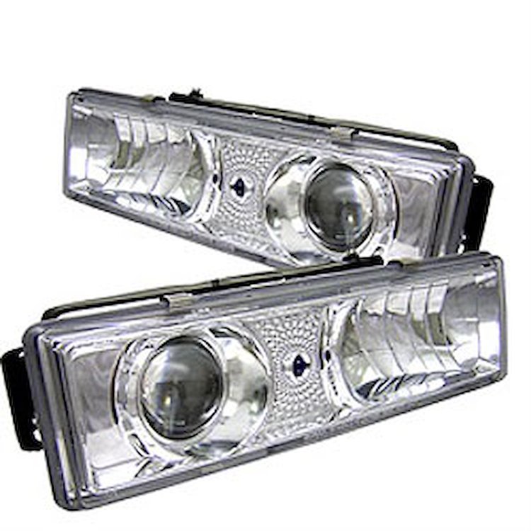 Halo LED Projector Headlights 1988-1999 GM Trucks