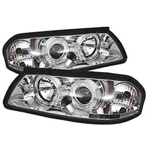 Halo LED Projector Headlights 2000-2005 Chevy Impala