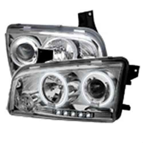 Halo CCFL Projector Headlights 2006-2010 Dodge Charger