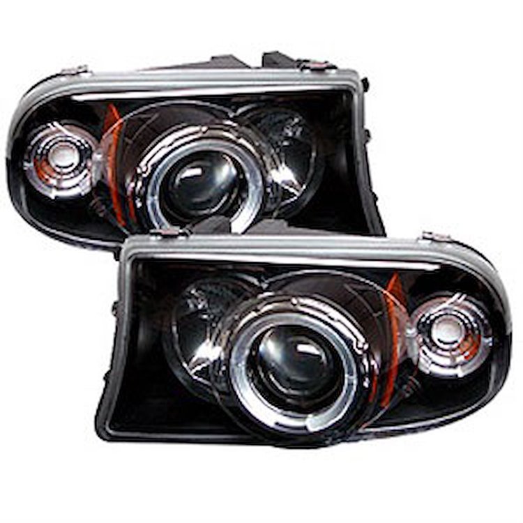 Halo LED Projector Headlights 1997-2004 Dodge Dakota