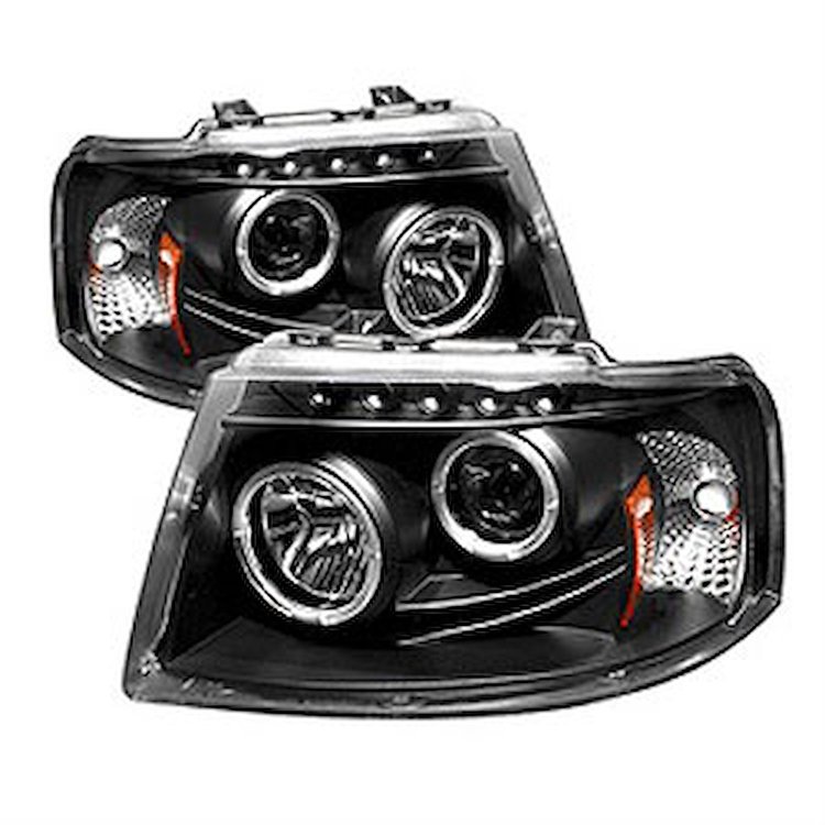 Halo LED Projector Headlights 2003-2006 Ford Expedition