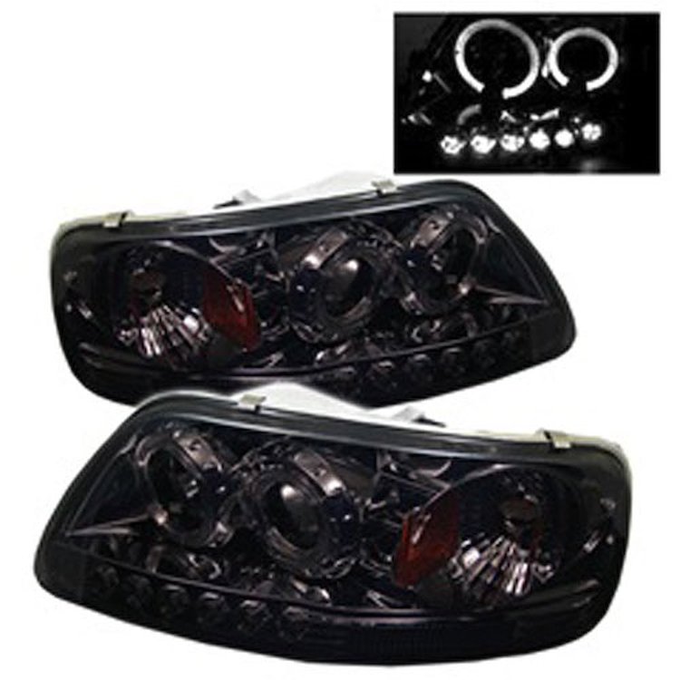 Halo LED Projector Headlights 1997-2003 Ford F150