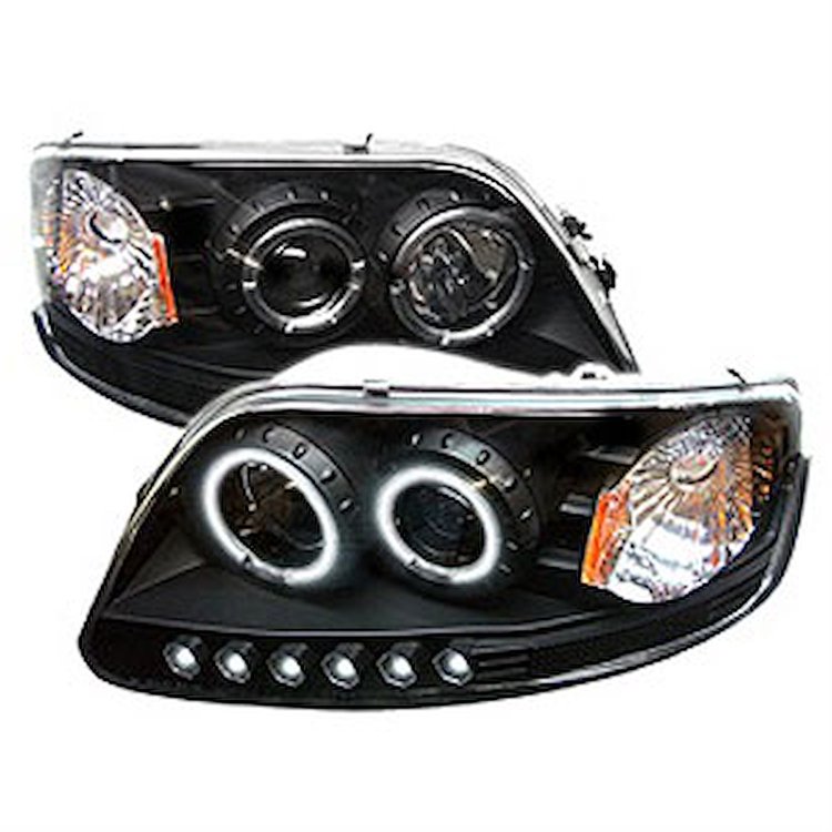 Halo LED Projector Headlights 1997-2003 Ford F150