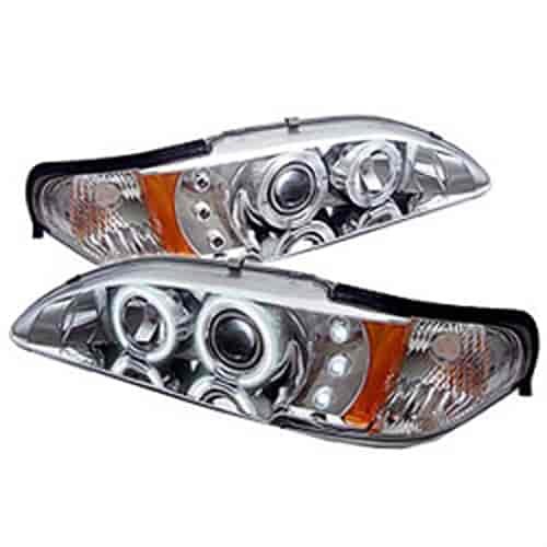Halo CCFL Projector Headlights 1994-1998 Ford Mustang