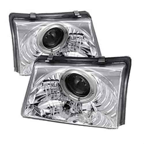 Halo LED Projector Headlights 1998-00 Ford Ranger