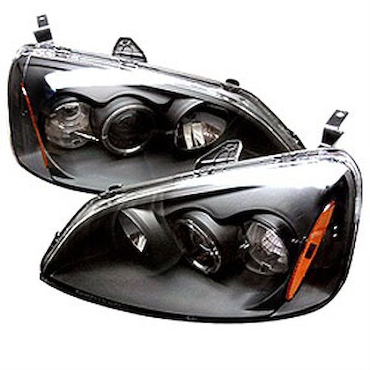 Halo LED Projector Headlights 2001-2003 Honda Civic