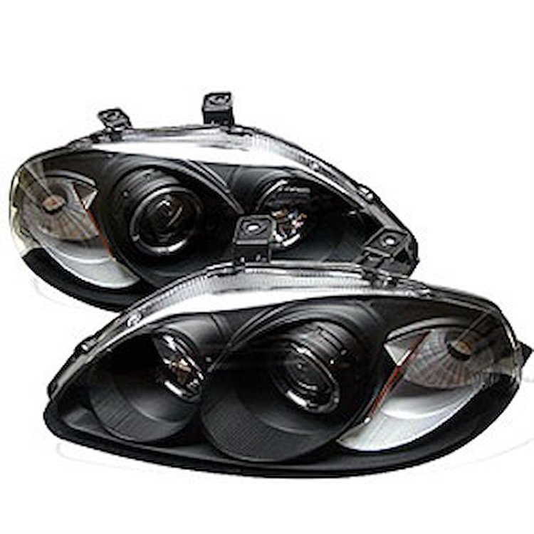 Halo LED Projector Headlights 1996-1998 Honda Civic