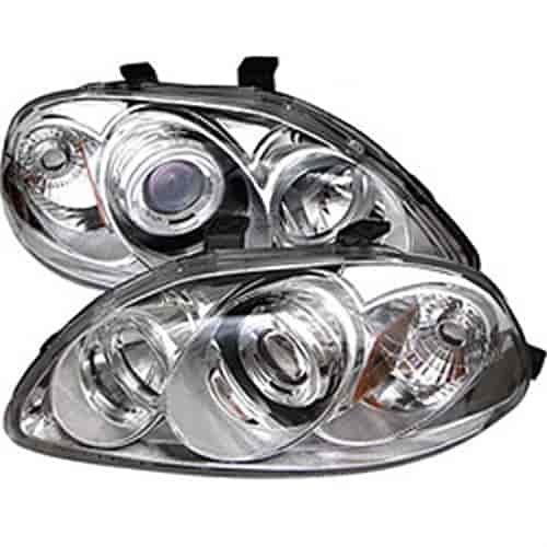Halo Projector Headlights Bulbs Included