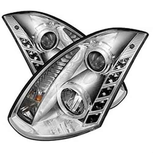 Halo DRL Projector Headlights 2003-2007 for Infiniti G35