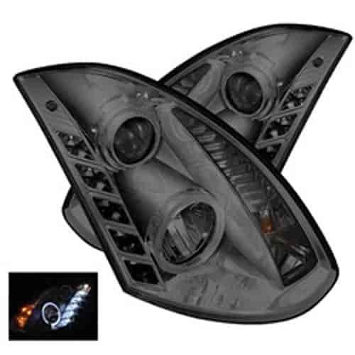 DRL LED Projector Headlights Bulbs Included