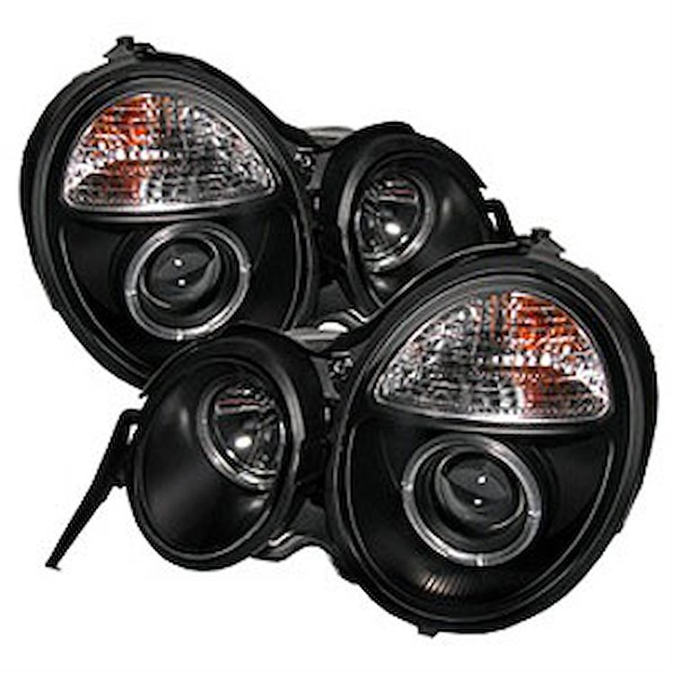 Halo LED Projector Headlights 1995-1999 Mercedes Benz E-Class