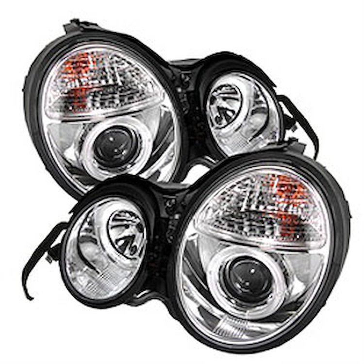 Halo LED Projector Headlights 1995-1999 Mercedes Benz E-Class