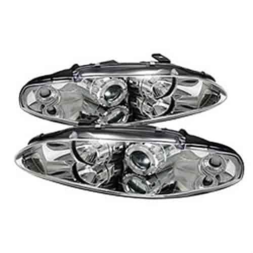 Halo Projector Headlights Bulbs Included