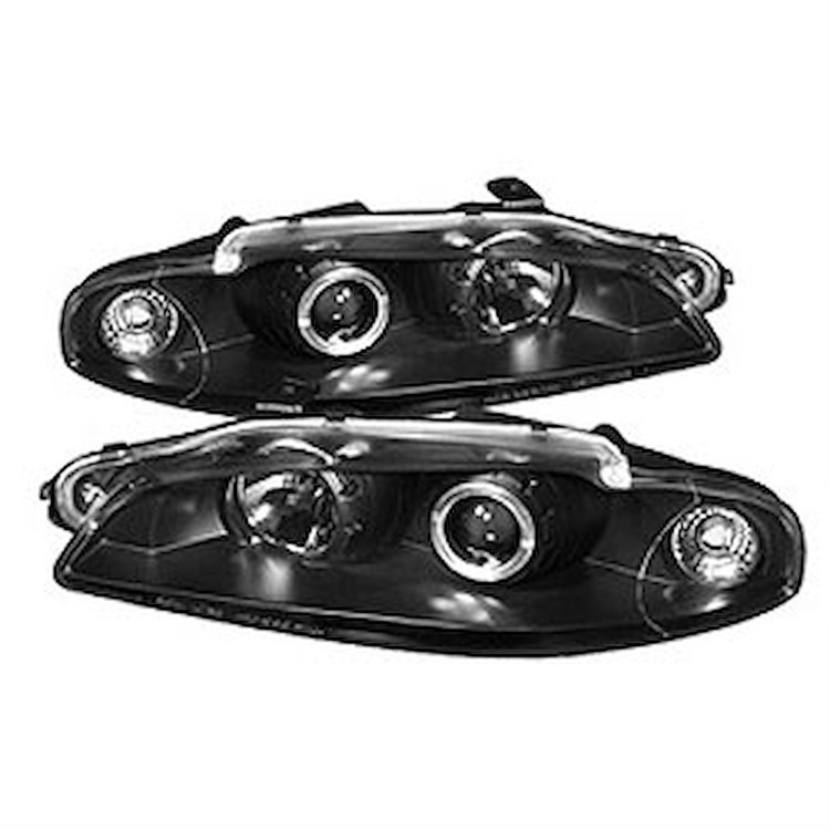 Halo LED Projector Headlights 1997-1999 Mitsubishi Eclipse