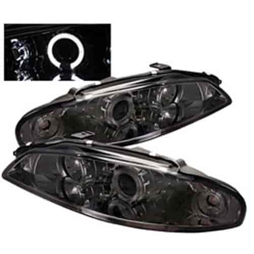 Halo LED Projector Headlights 1997-1999 Mitsubishi Eclipse