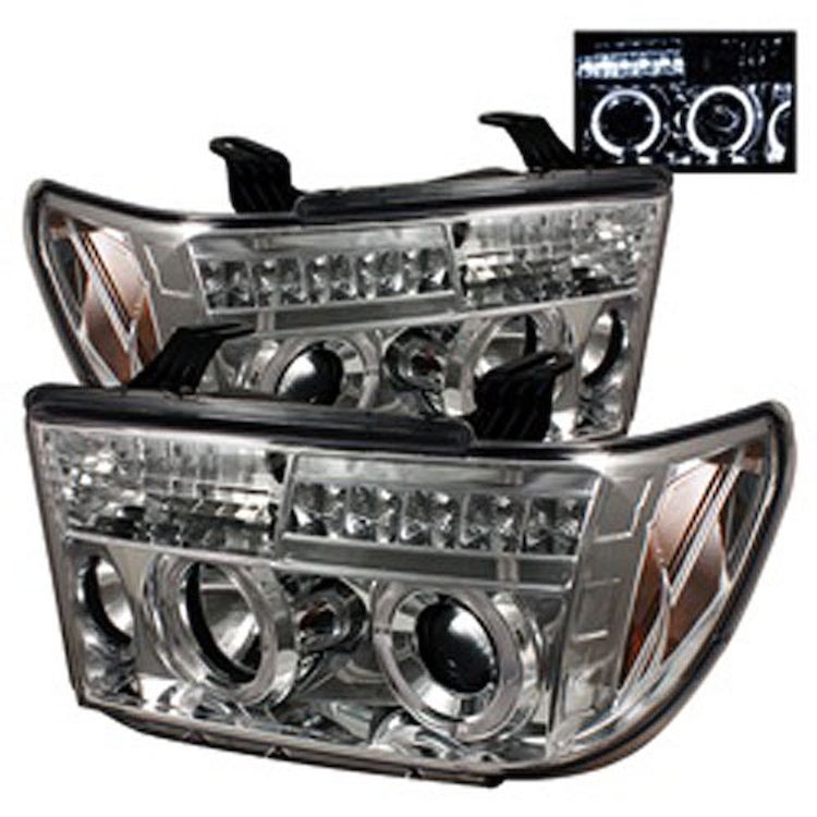 Halo LED Projector Headlights 2005-2011 Toyota Tacoma