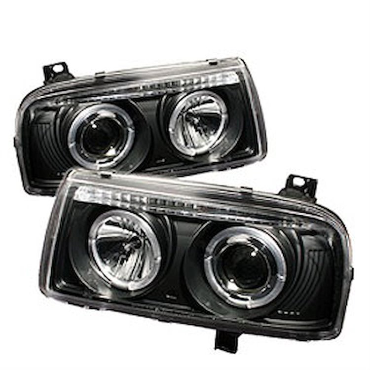 Halo LED Projector Headlights 1993-1998 Volkswagen Jetta III