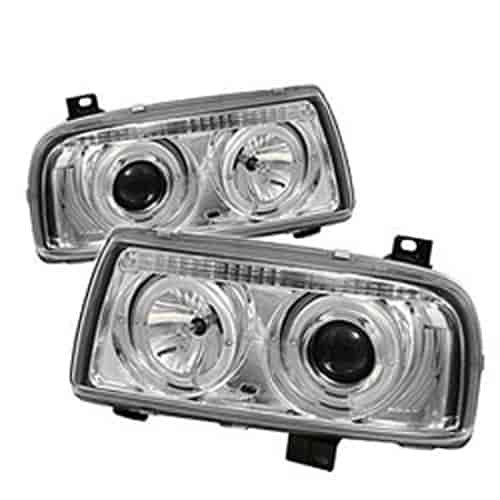 Halo Projector Headlights Bulbs Included