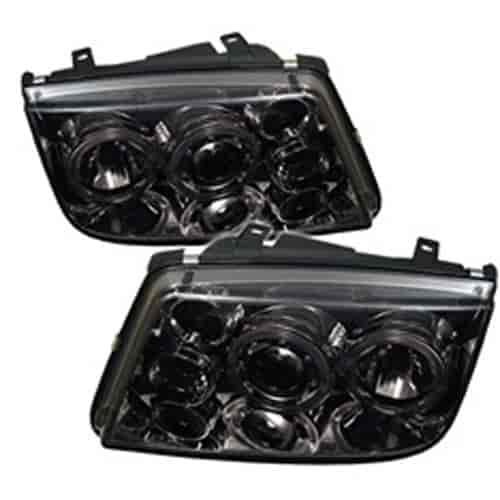 Halo LED Projector Headlights Uses T10 LED Ultra White LED Bulb