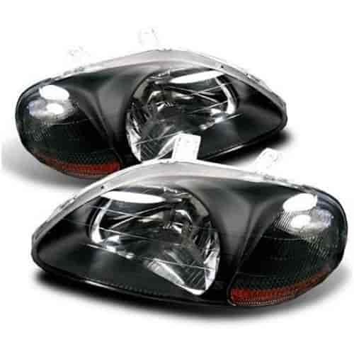 xTune Crystal Headlights 1996-1999 Honda Civic