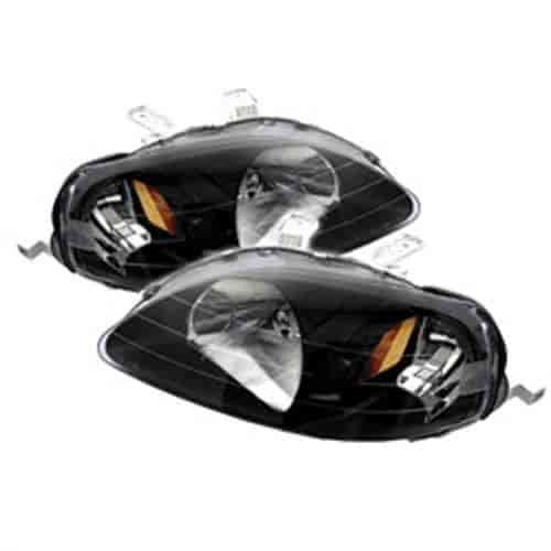 xTune Crystal Headlights 1999-2000 Honda Civic