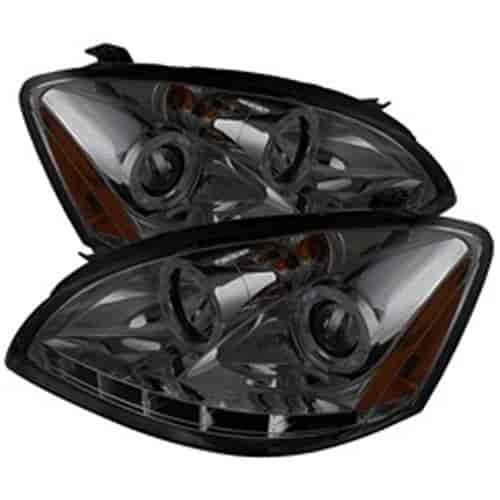 Halo LED Projector Headlights 2002-2004 for Nissan Altima