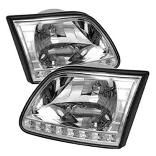 Crystal Headlights Bulbs Included