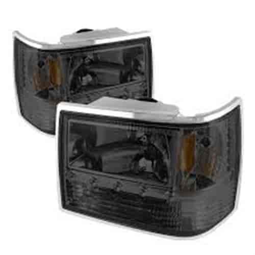 xTune LED Crystal Headlights 1993-1998 Jeep Grand Cherokee