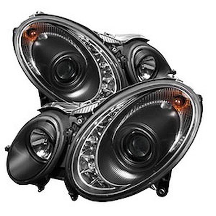 DRL Projector Headlights 2007-2009 Mercedes Benz E-Class