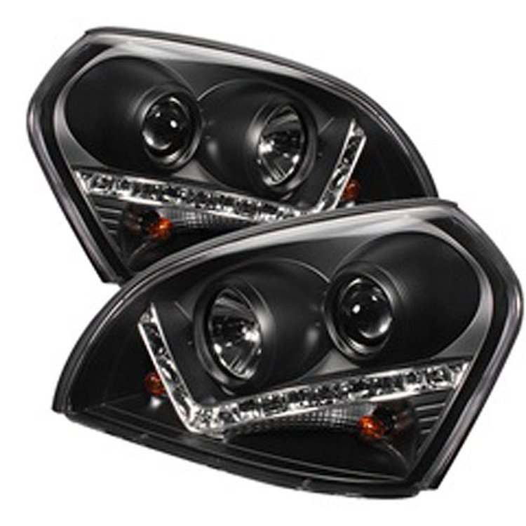 DRL Projector Headlights 2004-2009 Hyundai Tuscon