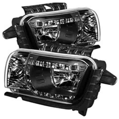 DRL LED Crystal Headlights Uses Stock Bulbs