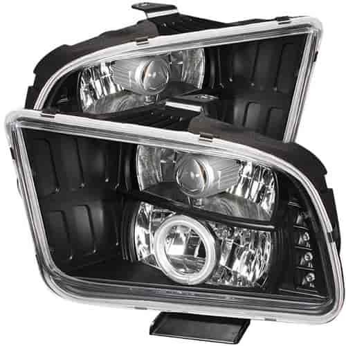Halo CCFL Projector Headlights 2005-2009 Ford Mustang