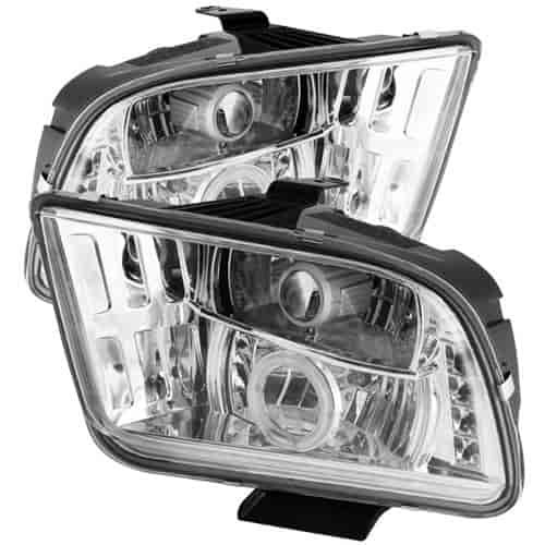 Halo CCFL Projector Headlights 2005-2009 Ford Mustang