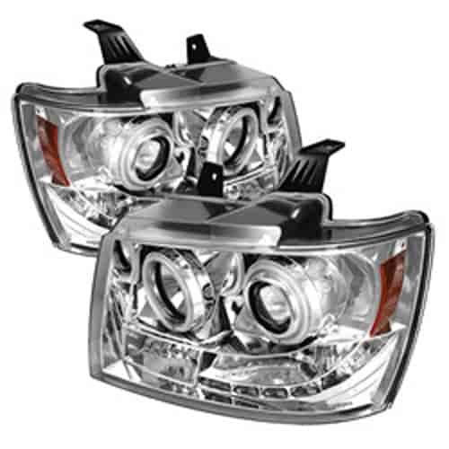 Halo CCFL Projector Headlights 2007-2014 Chevy Trucks