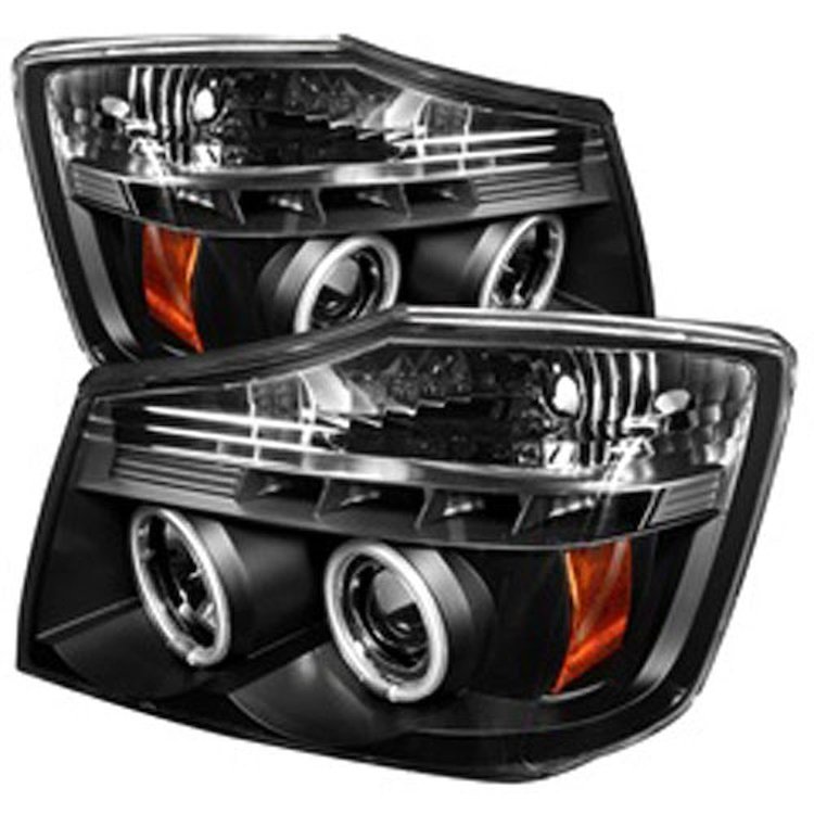 Halo CCFL Projector Headlights 2004-2015 for Nissan Titan