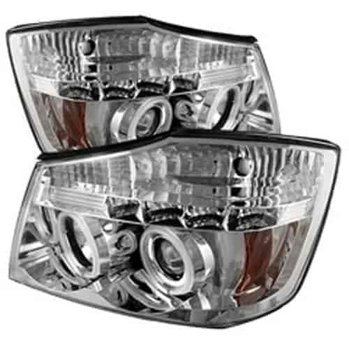 Halo CCFL Projector Headlights 2004-2015 for Nissan Titan